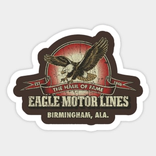 Eagle Motor Lines 1946 Sticker